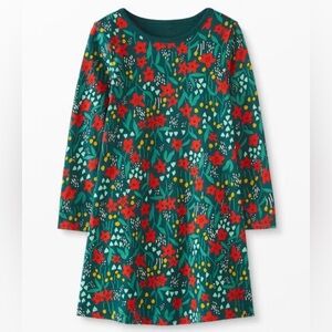 Hanna Andersson | Poinsettia Long sleeve Dress with Pockets | Size 5